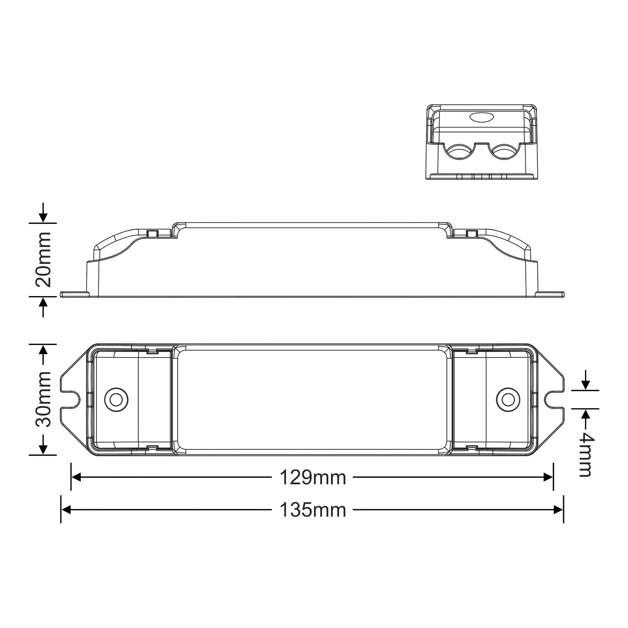 CV RF Receiving Controller 12/24 V DC 3A x 3CH 108W/216W, PWM output IP20 M3-3A  LTECH Wireless Receiver